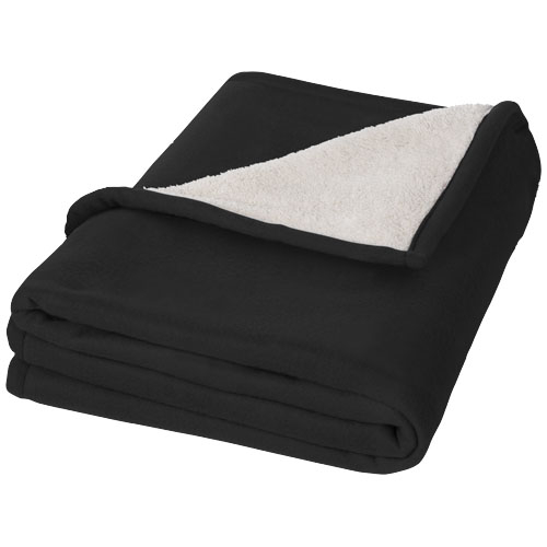 Plaid Springwood personnalisable Noir et Blanc cassé